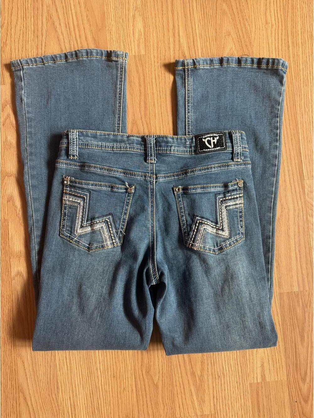 Cowgirl Hardware Size 10 Girls Bootcut Jeans